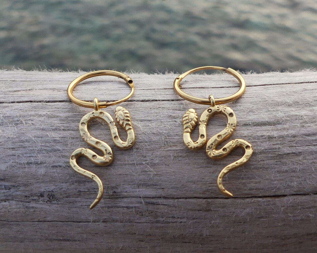 18K saudi gold 蛇デザイン ピアス(両耳用)本物ゴールド il_1080xN.4617776945_hj45.jpg
