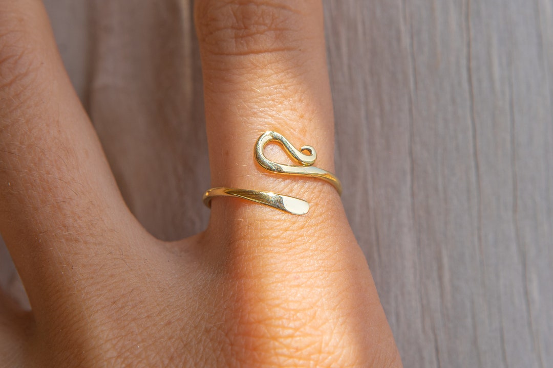 Small Snake Ring, Tale Ring, Snake Toe Ring, Adjustable Snake Ring