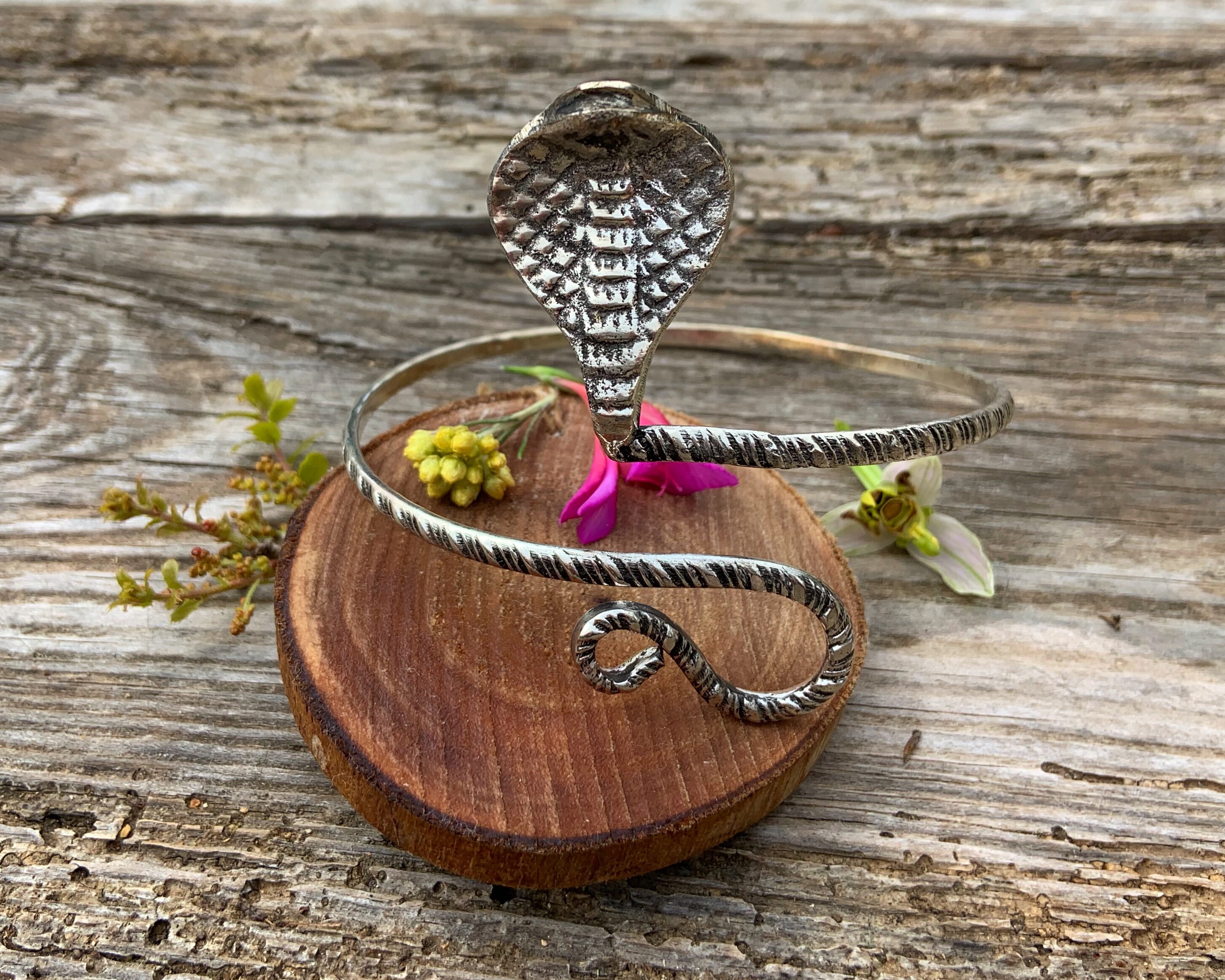 Snake Bracelet Snake Arm Bracelet Adjustable Bracelet Cobra Etsy