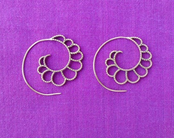 String earrings / rope earrings