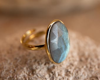 Anello Con Pietra In Argento 925 Con Labradorite | GIOIELLI IN ARGENTO – Il Mondo Di Wit - Foto 7