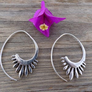 Crest earrings / Pendientes cresta