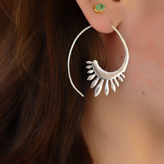 Crest earrings Pendientes cresta