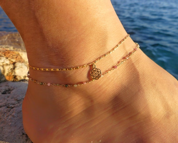 Gift for Her | Bell Anklets | Gold Anklet | High quality fashion ankle –  Brands Just Pret Canada