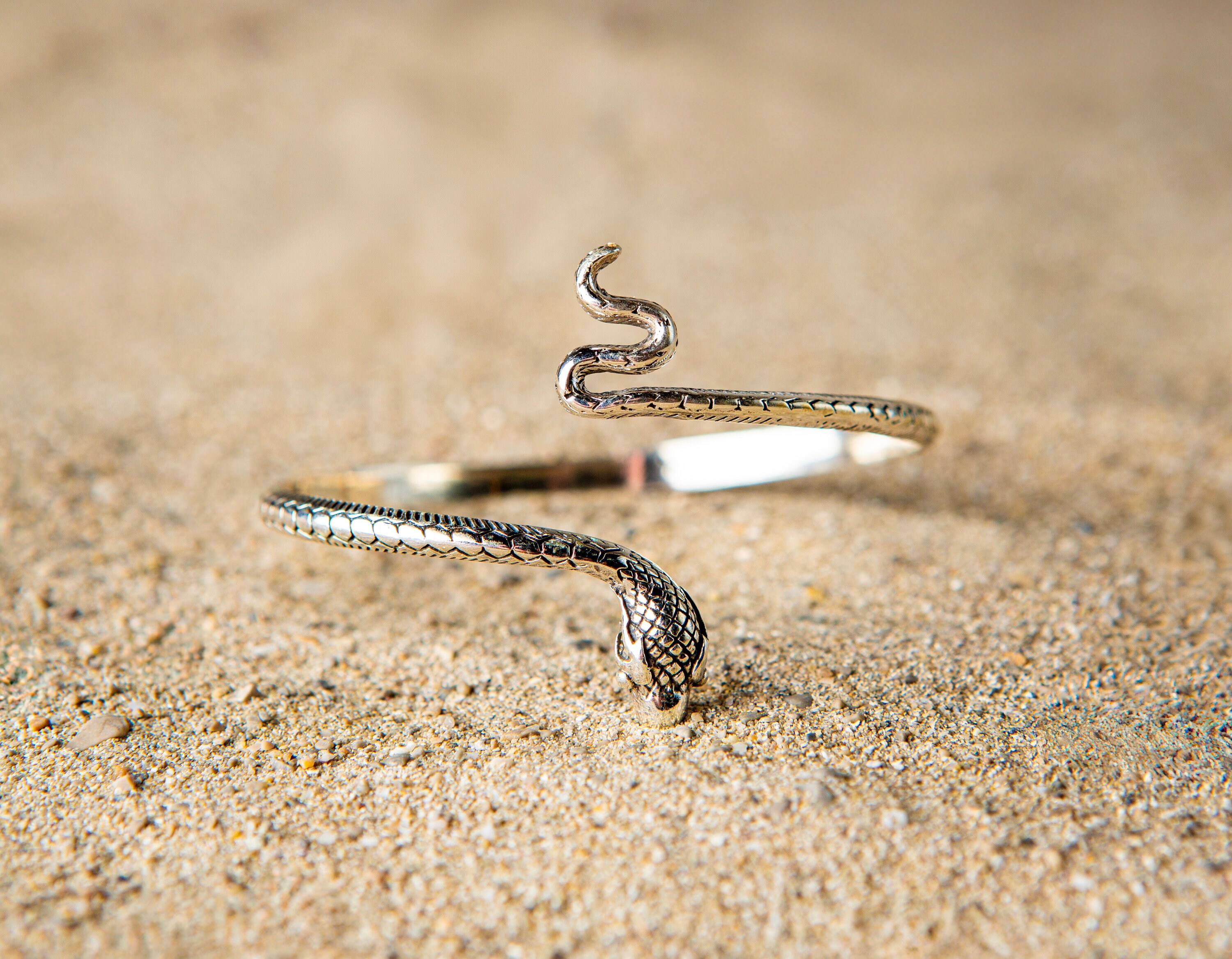 ■ENGBROX■ silver925 colette snake layered bracelet EBBL250 VINTAGE RA 925 STERLING SILVER SNAKE LINK BRACELET SIZE 7.5