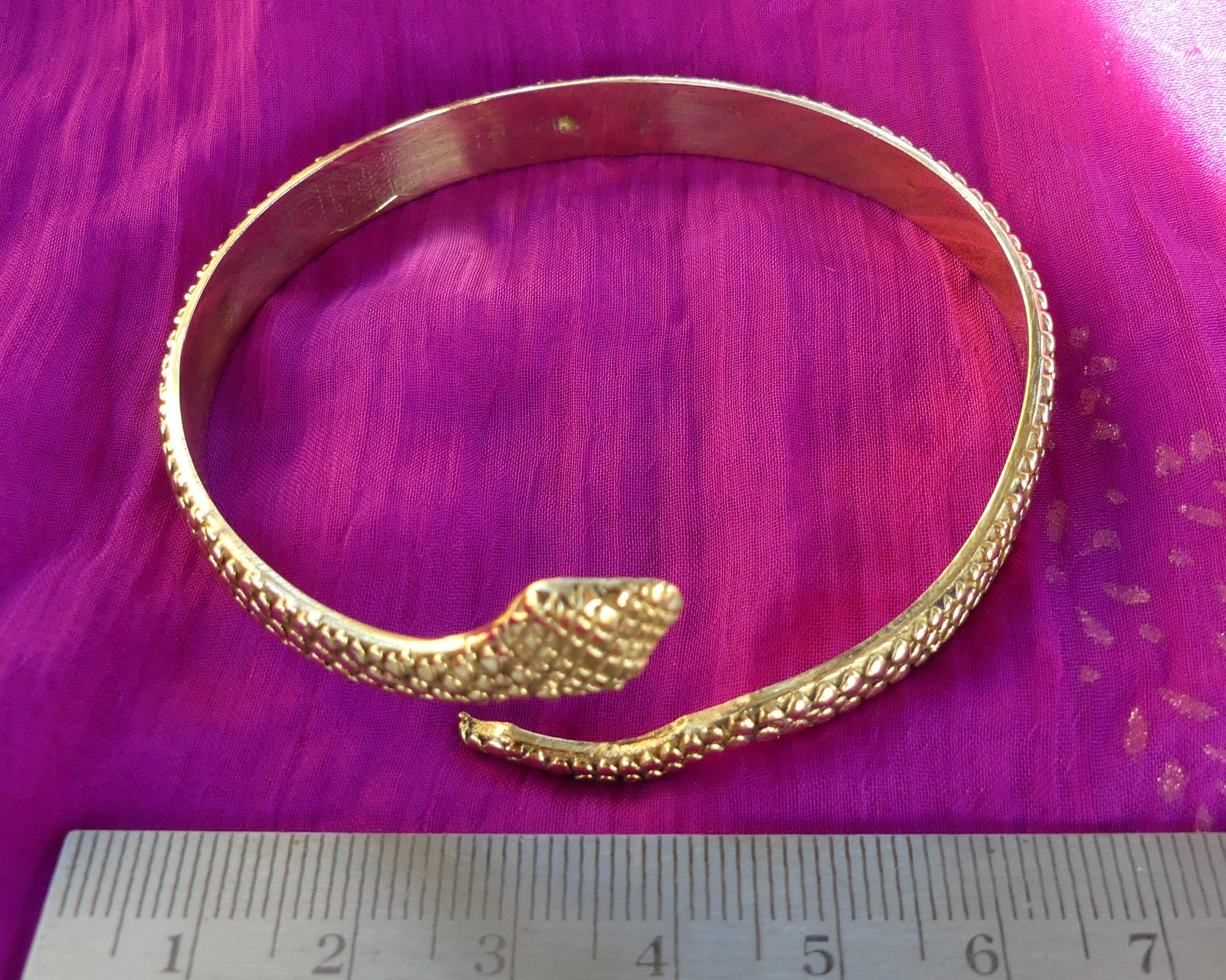 Serpent Bracelet Snake Bracelet Brass Wrist Bracelet Etsy