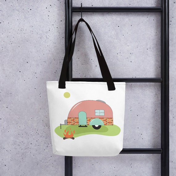 camper tote bag