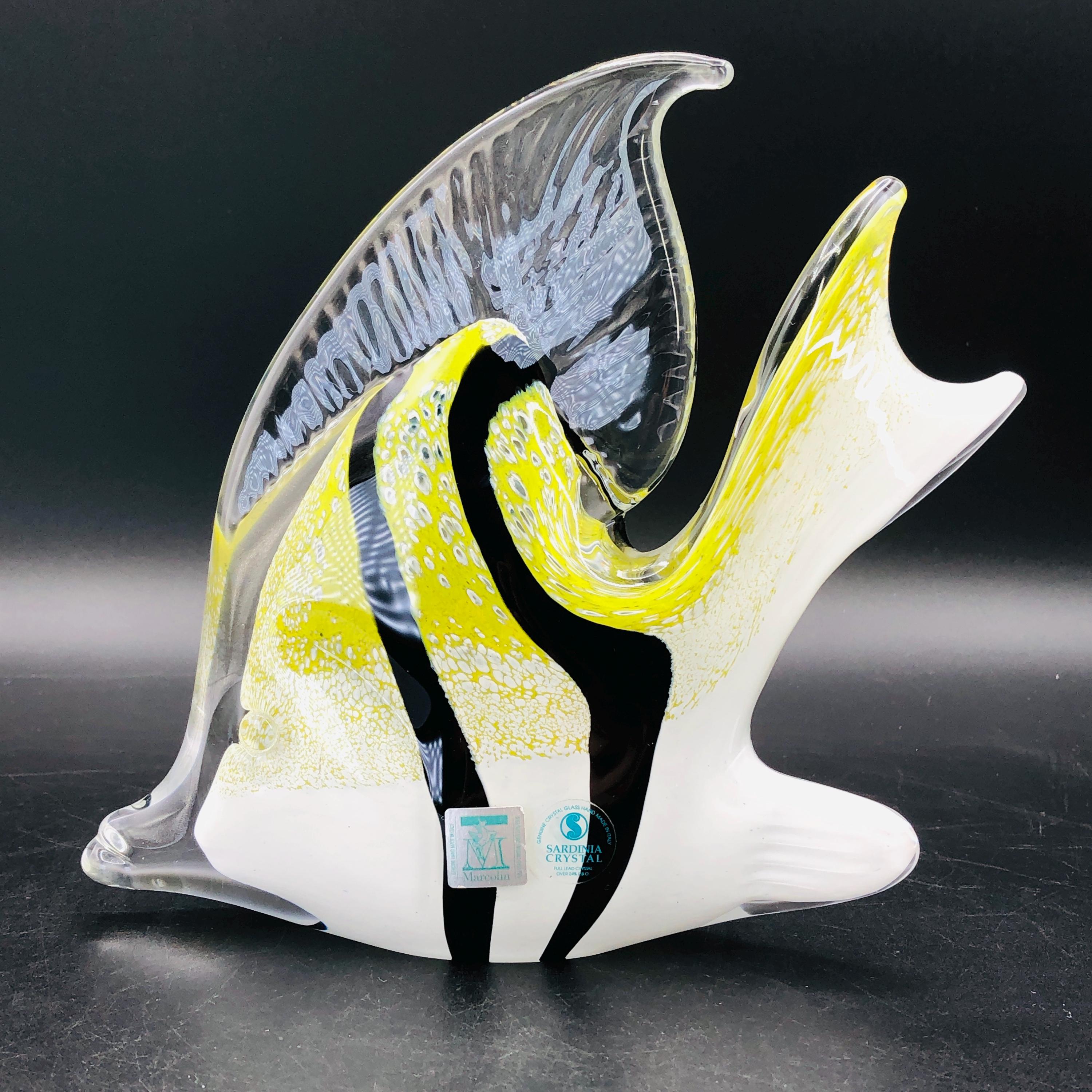 Marcolin Art Crystal マルコリン・アート・クリスタル 魚21 Marcolin Art Crystal Fish Figurine/paperweight - Etsy