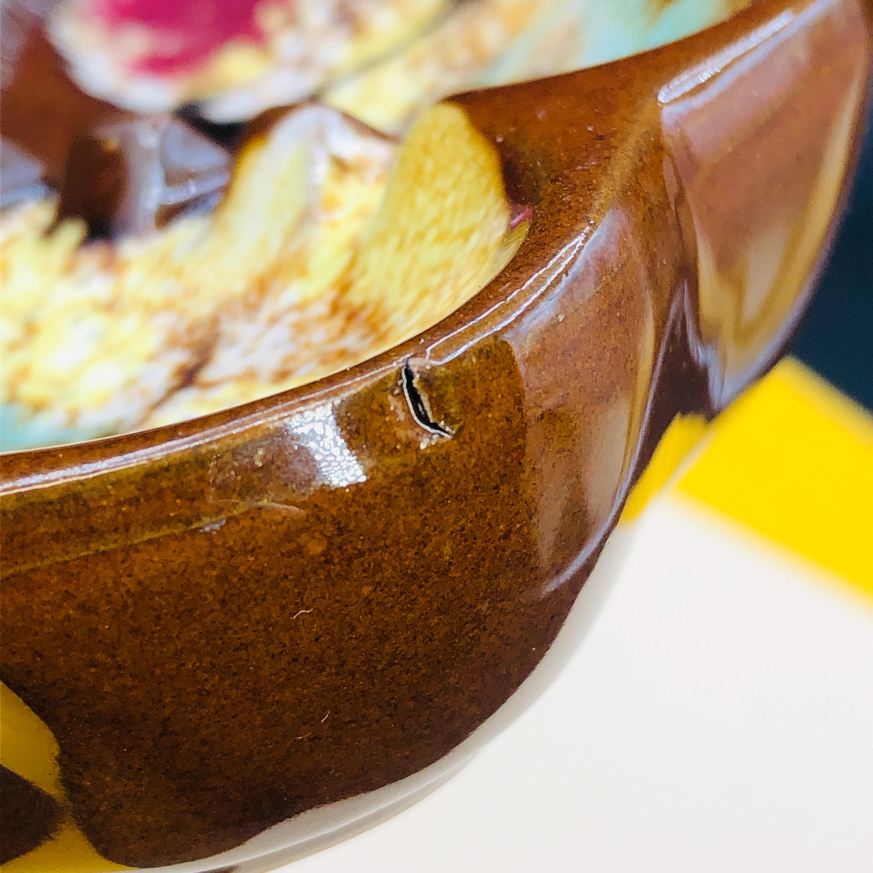 60年代ヴィンテージ 陶器製 ゲイター灰皿：60年代フロリダ土産