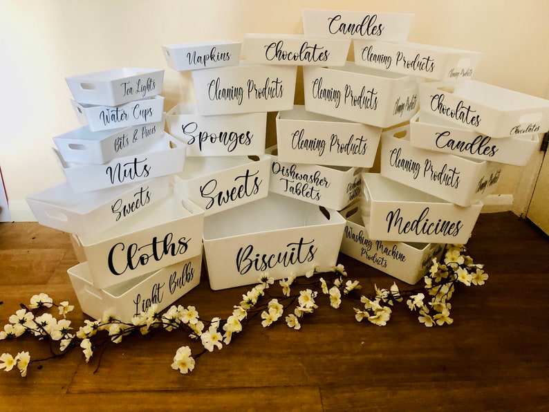 Personalised Storage Boxes. Mrs Hinch Cleaning Caddy/ Storage | Etsy