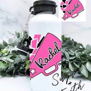Cheerleader Water Bottle | Cheerleading | Team Water Bottle | Cheerleading Gift | Sports | Cheerleader | Cheer | Coach