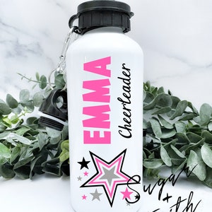 Cheerleader Water Bottle | Cheerleading | Team Water Bottle | Cheerleading Gift | Sports | Cheerleader | Cheer | Coach