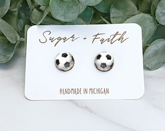 Boucles d’oreilles de football | Crampons de football | | cadeaux de soccer | de bijoux de football cadeaux d’équipe de soccer | | de soccer wearables | de football Boucles