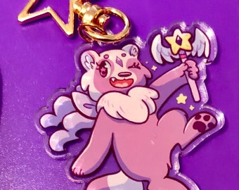 Mahou Shoujo Tanuki Acrylic Charm