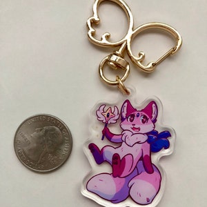 Mahou Shoujo Kitsune Acrylic Charm
