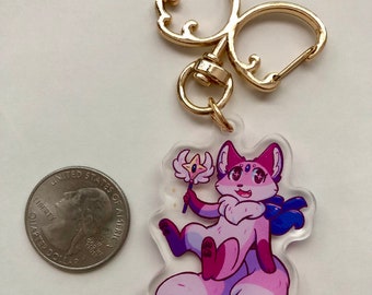 Mahou Shoujo Kitsune Acrylic Charm