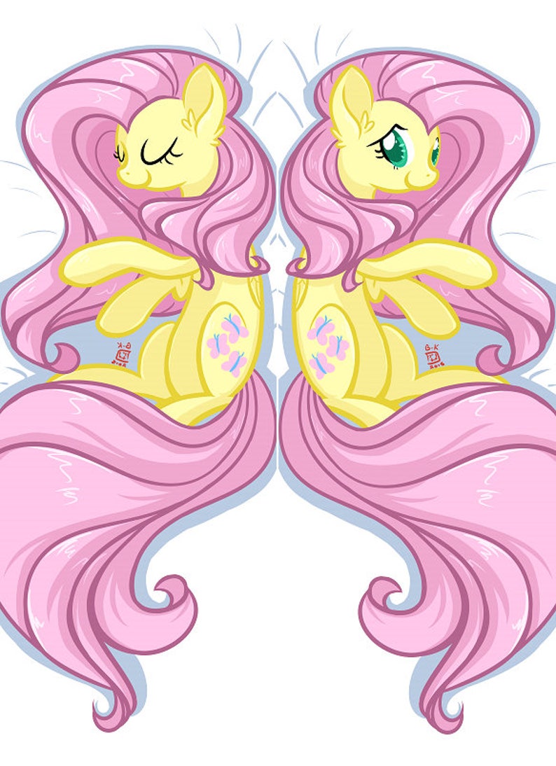 Long Pillowcases MLP Inspired Body Pillowcases Dakimakura Etsy