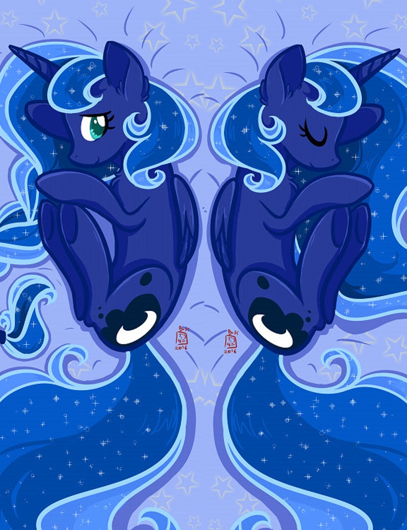 Princess Long Pillowcases MLP Inspired Body Pillowcases Etsy