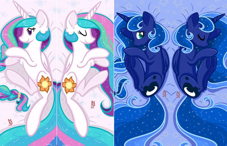 Princess Long Pillowcases MLP Inspired Body Pillowcases Etsy