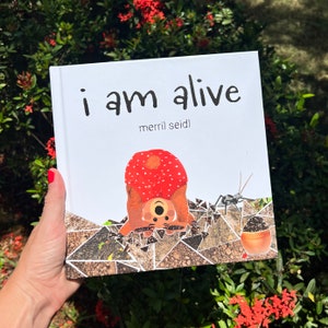 cute childrens books | a book about being alive! | best children&#39;s book | spirituality book | unique baby gift | creative collage art book