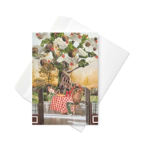pasta greeting card | card for pasta gift basket | on top of spaghetti nursery rhyme card