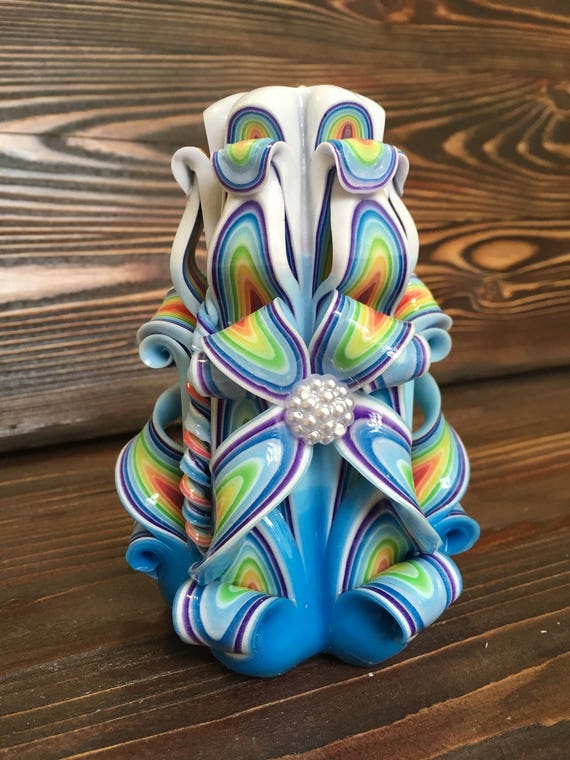 Carved Candles Wedding Gift Best Gift Decorative Candles Etsy