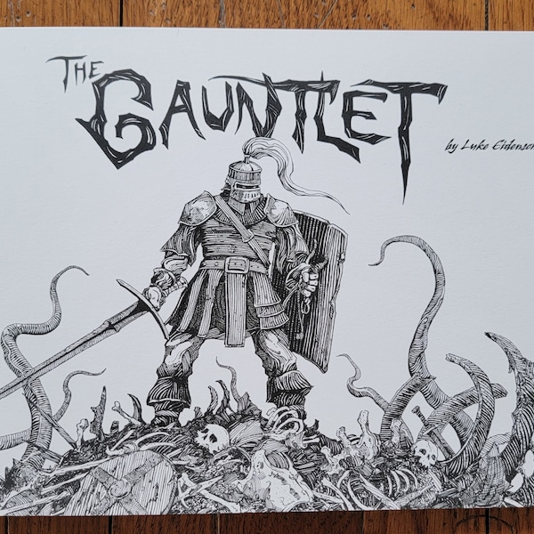 The Gauntlet , fantasy sword & sorcery indie comic book