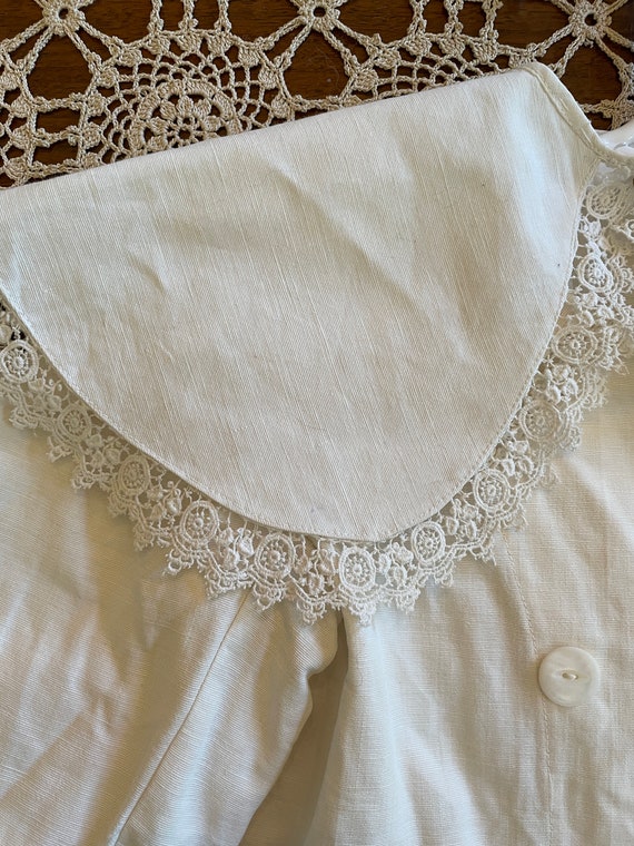 Vintage Victorian Charming Baby Christening Jacke… - image 4