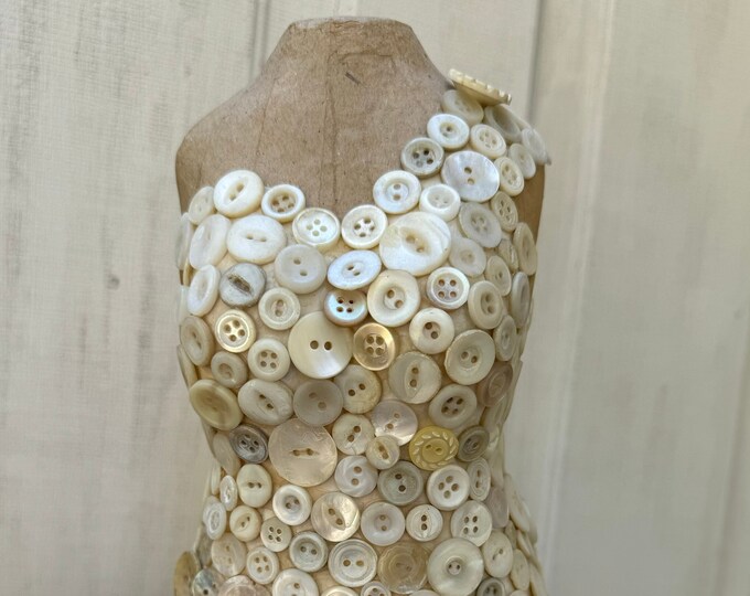 Button Detail Vintage Dress