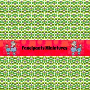 Oopsie Daisy deco-mod papel de parede ~ papel artístico em miniatura para impressão
