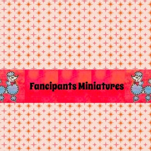 Pink Burst Mid-century Miniature wallpaper~art paper Printable