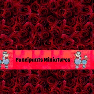 Swirly Rose wallpaper Art paper Miniature Printable