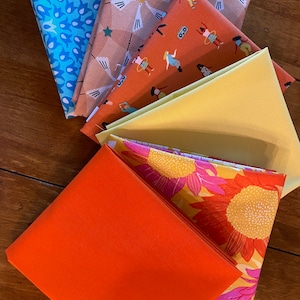 Curated 6 piece Fat Quarter bundle with Figo fabrics