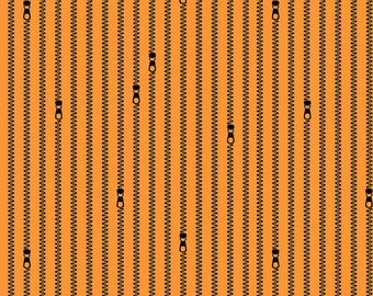 Old Made Zipper Stripes in Orange par J. Wecker Frisch pour Riley Blake Designs