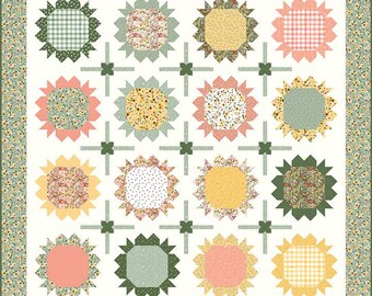 Fields of France Quilt Kit by Sandy Gervais for Riley Blake Designs