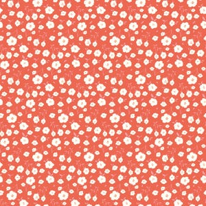 Sunsetridge Flowers in Rouge by Minki Kim for Riley Blake Designs