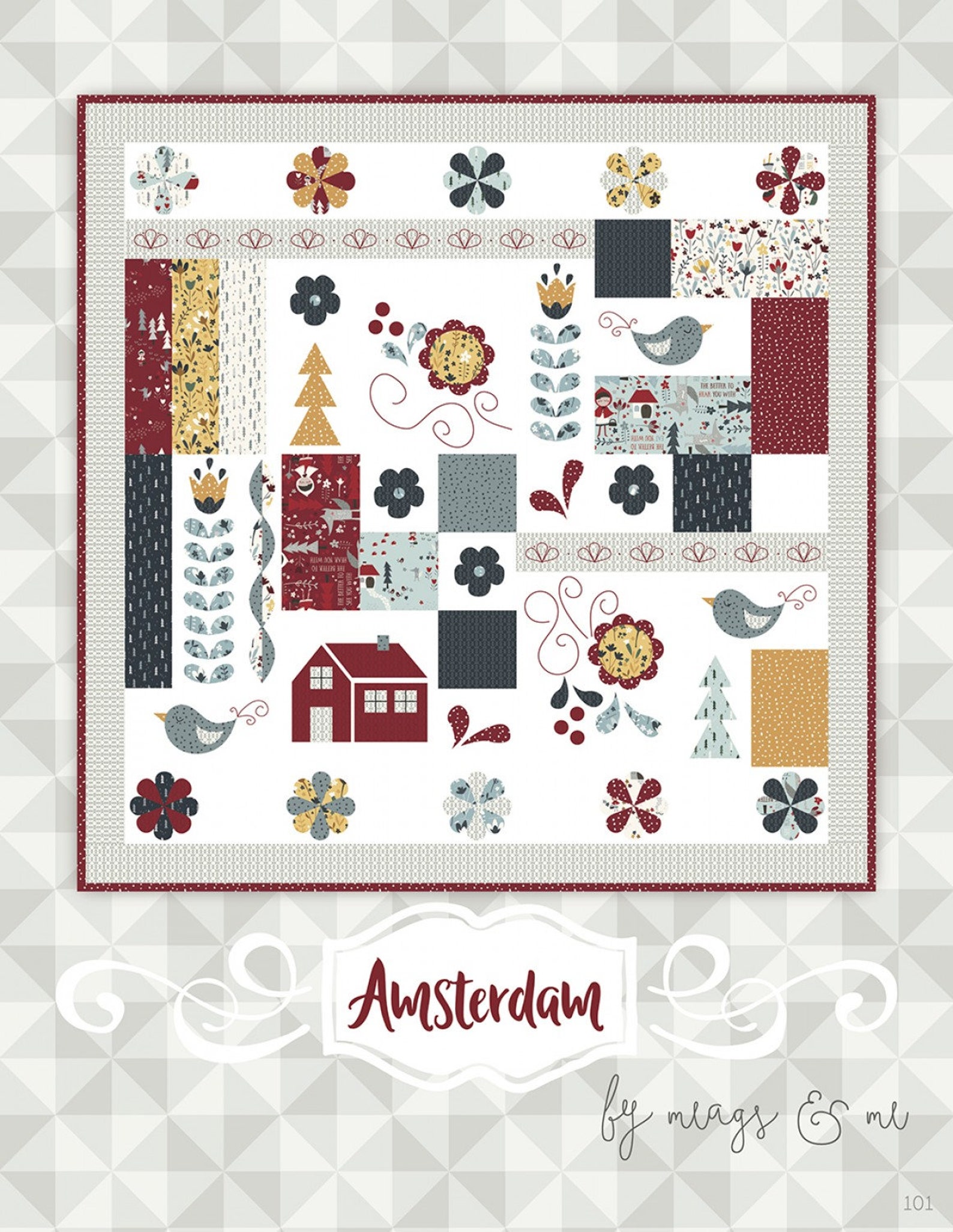 Amsterdam Quilt Pattern by Meags and Me Etsy