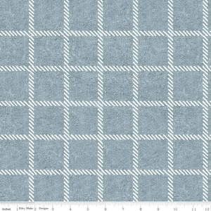 She Who Sews Windowpane in blue by J. Wecker Frisch for Riley Blake Designs