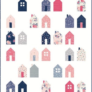 Cozy Village Quilt Kit Pattern by Fran Gulick for Riley Blake Designs