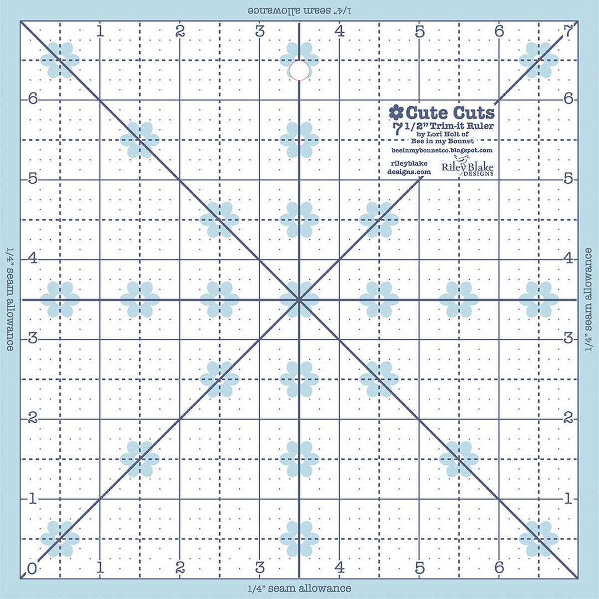 Bloc Loc Half Square Triangle Ruler Set 2/4/6 