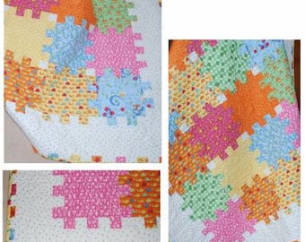 Snuggle Block Quilt Pattern by Pattern Basket