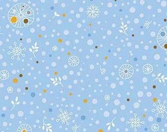 Blue Segments of Winter Days by Lisa Glanz for Michael Miller Fabrics