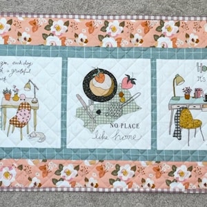 Happy Memories Table Runner featuring Forgotten Memories by Minki Kim for Riley Blake Designs