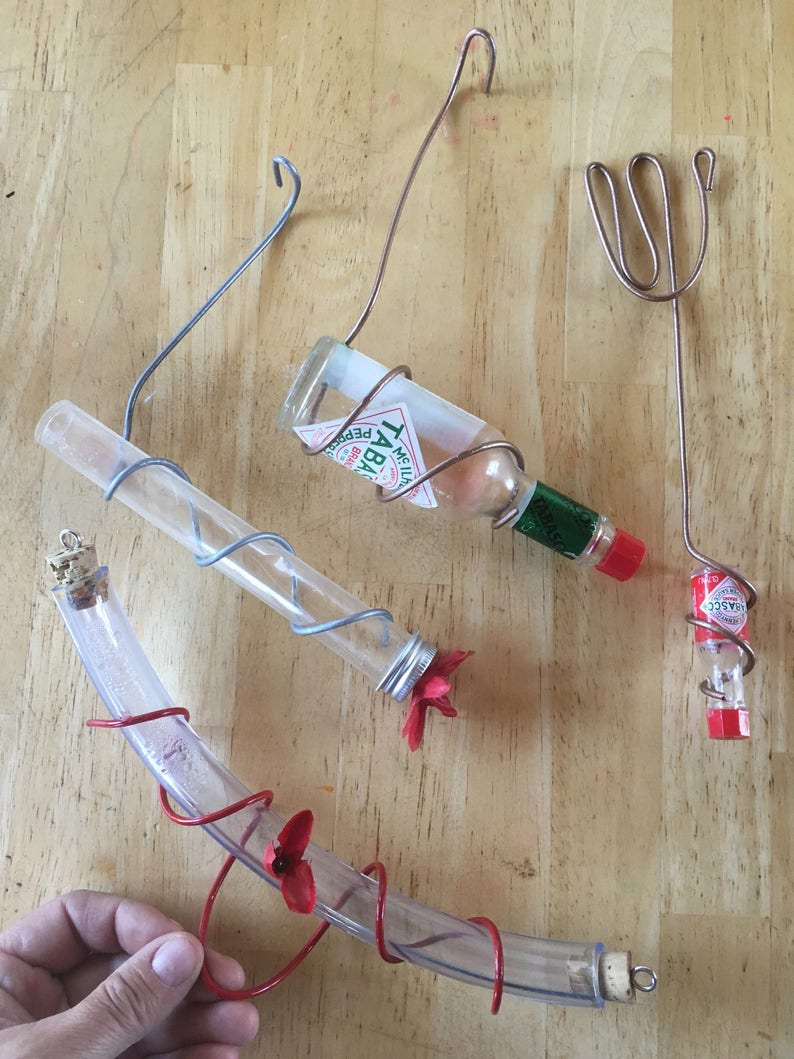 Window Suction Cup Hummingbird Feeders And Hummingbird Hat Etsy