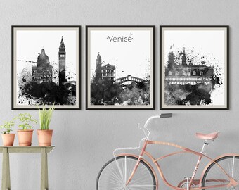 ART POSTER Venice Triptych
