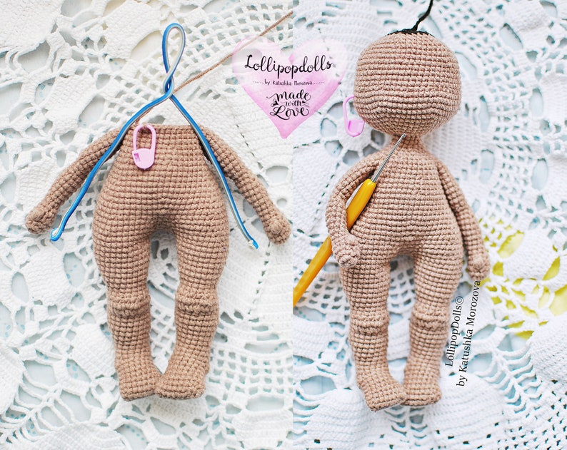 doll base pattern Amigurumi Doll Pattern Basic Doll Amigurumi ENGLISH