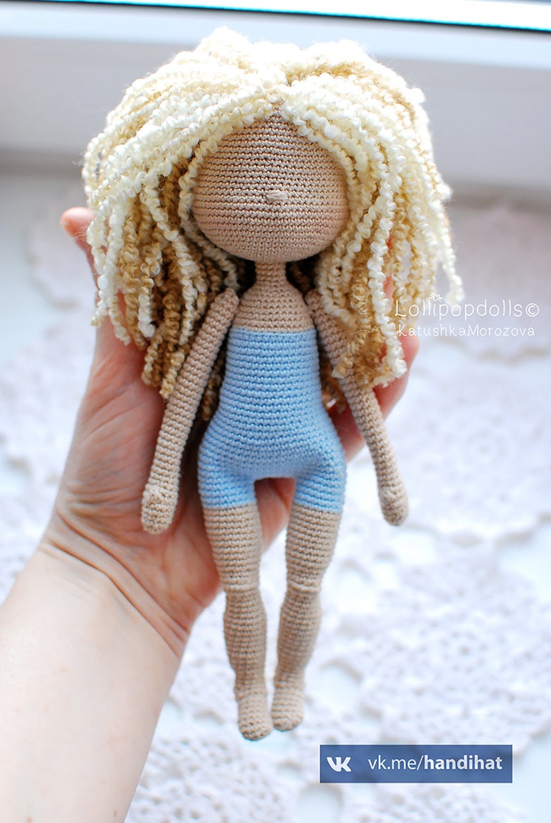 Crochet Doll Pattern Doll Base pattern stuffed doll Etsy