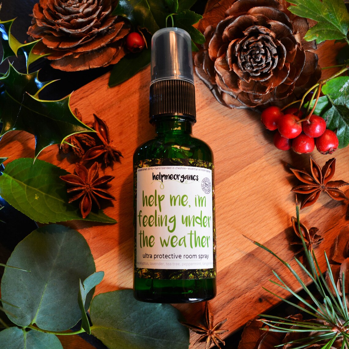 Room Sprays in 6 Aromatherapy scents 50ml Organic Essential Etsy