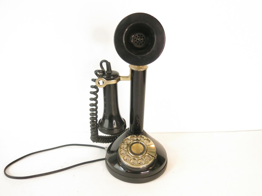 Repro Candlestick Rotary Phone Etsy