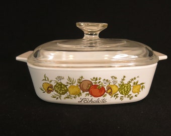 Corning Ware A-1-B Spice of Life 1 qt casserole dish